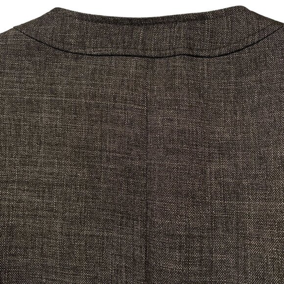 EVAN PICONE Belted Jacket  Size 10 Womens Blazer All Season Black Brown Weave - Picture 5 of 9
